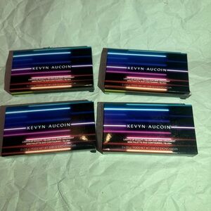 4 x KEVYN AUCOIN LIGHTS UP SCULPT/BLUSH MINI PALETTE